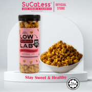 Low Sugar Lab Premium Caramel Popcorn 220g [Reduce 50% Sugar & Calories/Vegan Friendly/Local]
